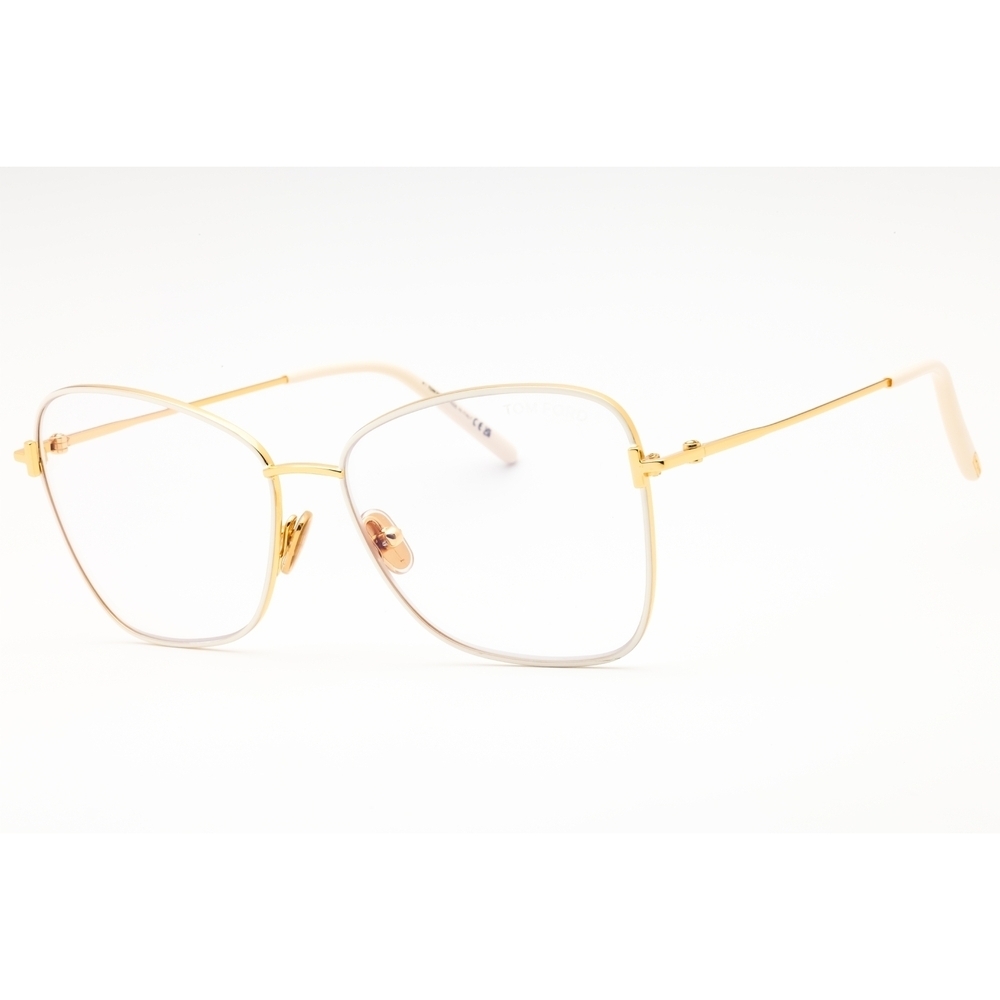 Tom Ford FT5906-B Eyeglasses 025 ivory metal Cat eye